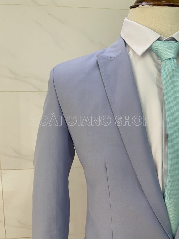 cho thuê vest nam xanh