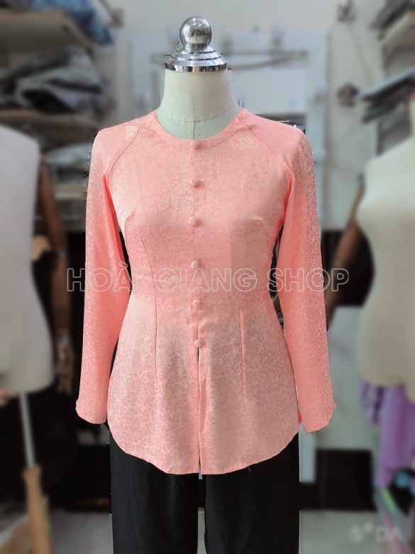 bà ba nữ gấm cam sữa