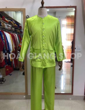 bà ba nam xanh lá chuối