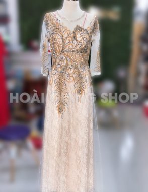 cho thuê áo dài bà sui