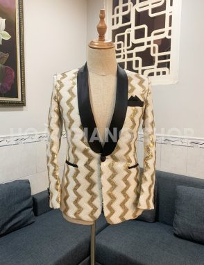 áo vest nam biểu diễn