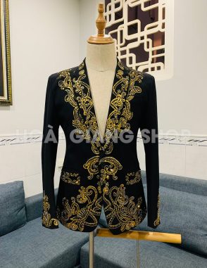 vest nam đen vân vàng