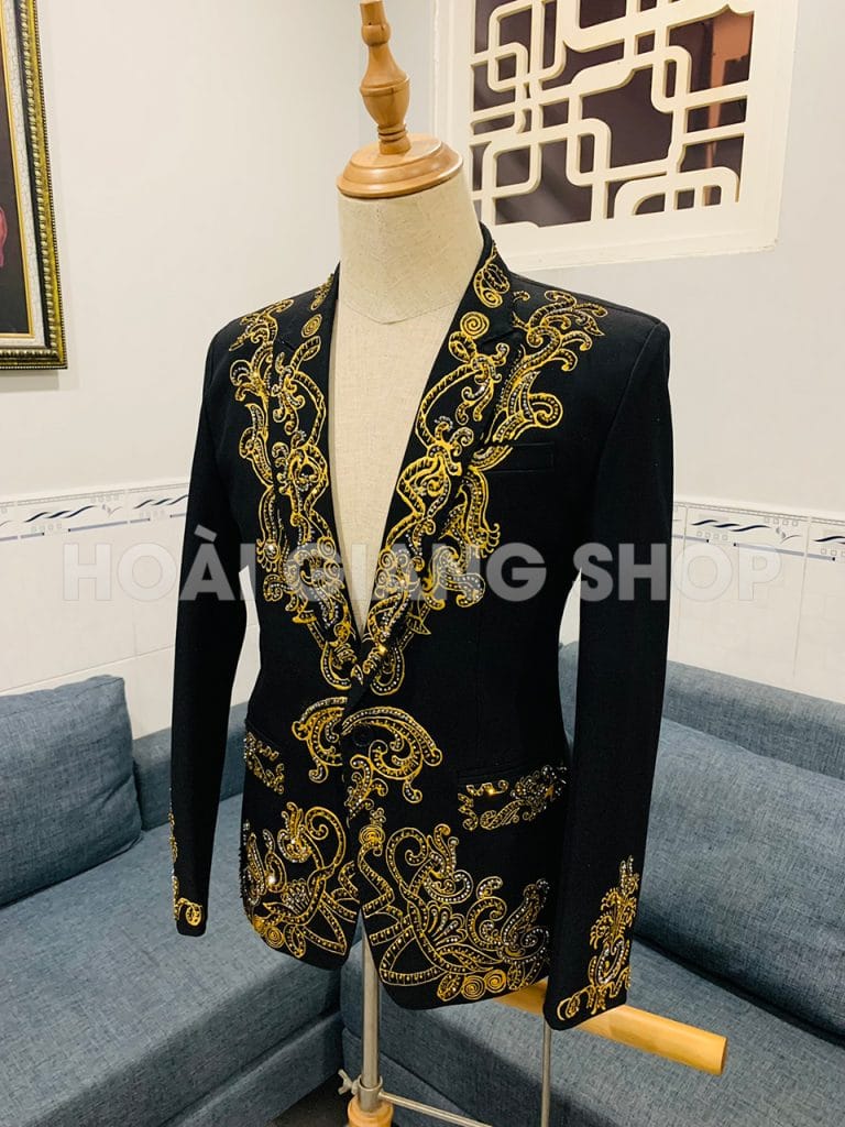 vest nam đen vân vàng