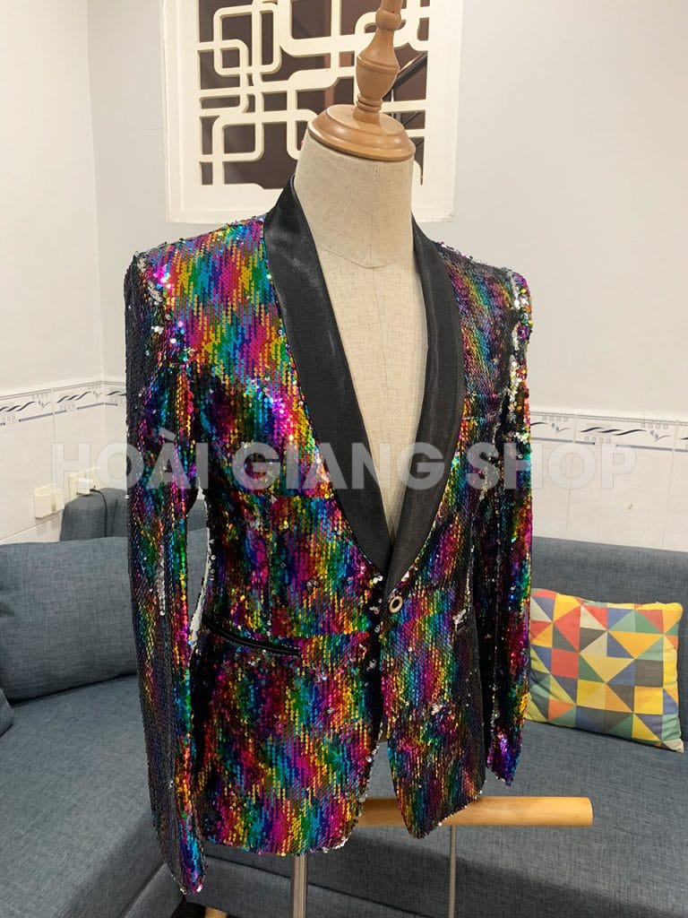 bán vest nam biểu diễn