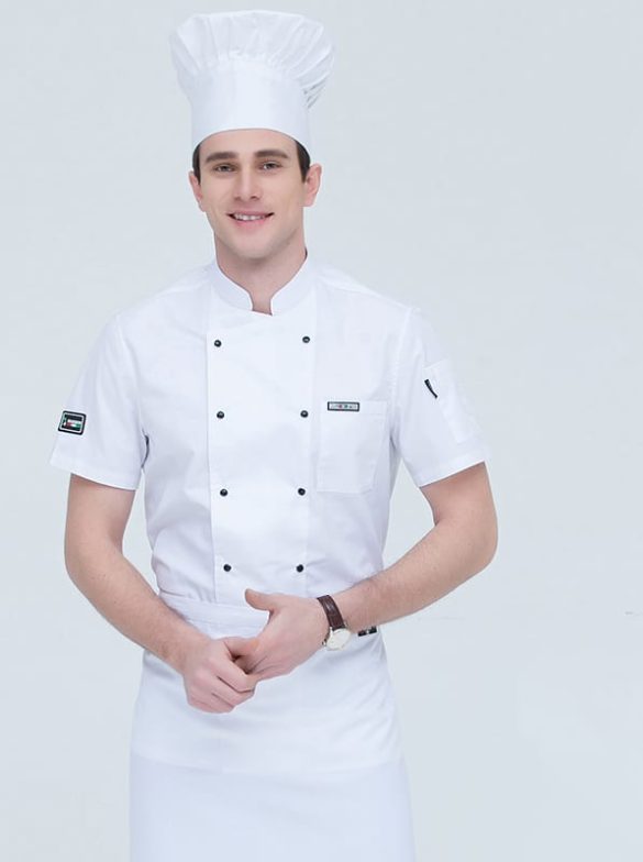 đồng phục bếp tay ngắn