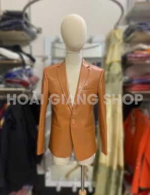 áo vest nam vải da