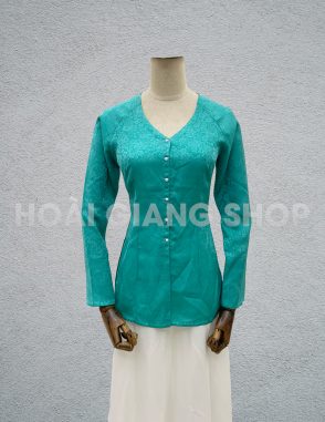 áo bà ba vải gấm