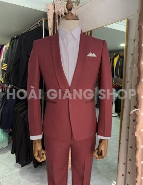 vest nam đỏ sang trọng