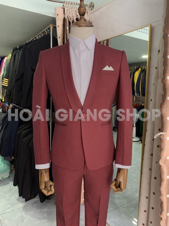 vest nam đỏ sang trọng