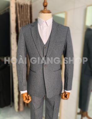 vest nam xám cao cấp