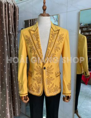 áo vest kết cườm sang trọng