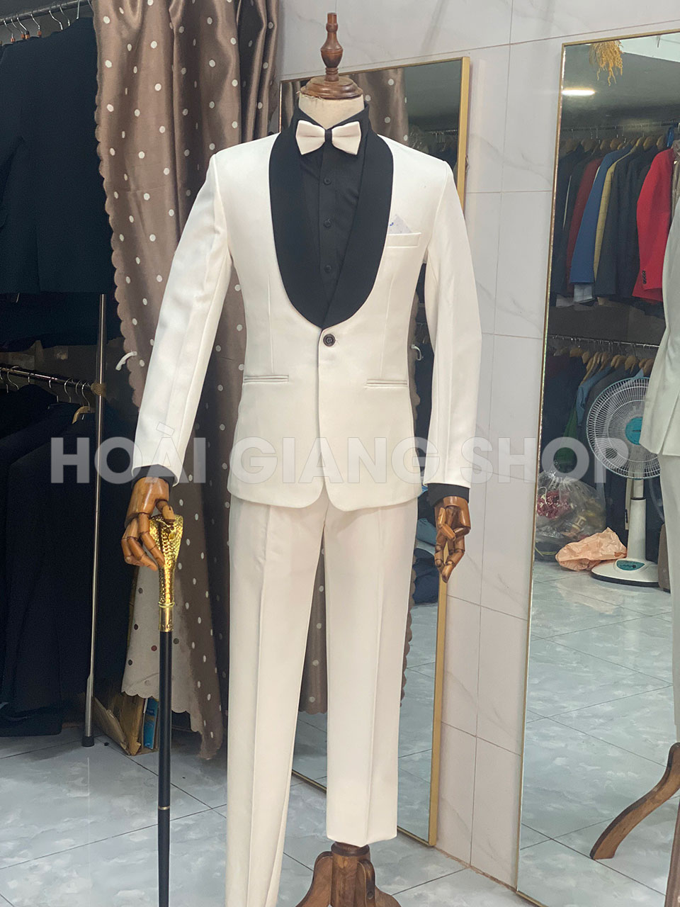 thuê vest nam trắng chú rể