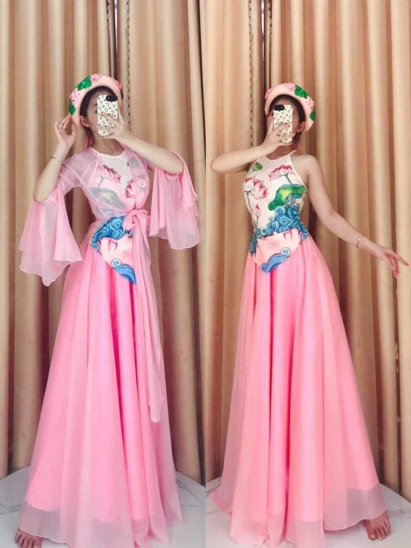 cho thuê váy múa tứ thân