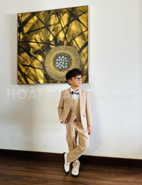 bán vest trẻ em màu nude