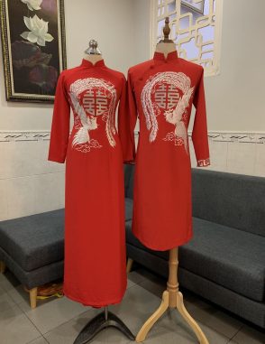 cho thuê áo dài cưới