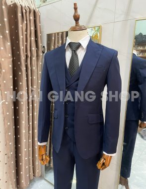 bán vest nam xanh navy