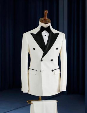 suit nam trắng tuxedo