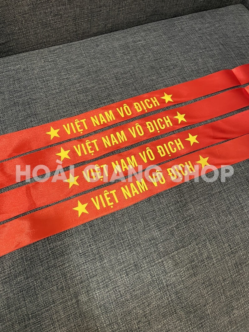 làm băng đeo đầu theo yêu cầu
