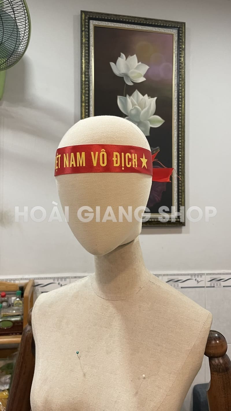 làm băng đeo đầu theo yêu cầu